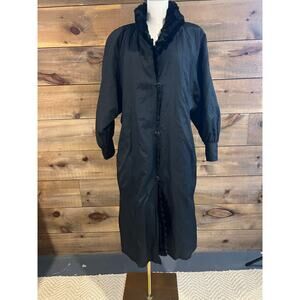 Jindo Furs Sport 3 in 1 Jacket Balloon Sleeve Full Length Coat Womans Size Small